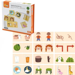 Joc de puzzle „antinomic” 24 elem.
