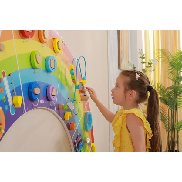 Busyboard (de perete) "curcubeu" 2