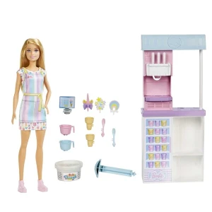 Set de joc barbie „magazin de înghețată” Thumbnail 2