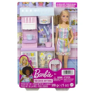 Set de joc barbie „magazin de înghețată” Thumbnail 7