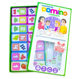 Настольная игра "разноцветное домино с фруктами", 28 карточек