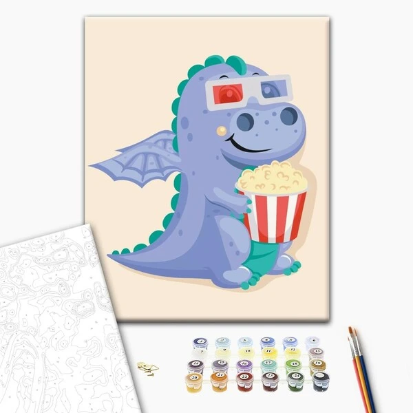Pictură pe numere 30*40 сm (fără cutie) – film pentru dragon 2