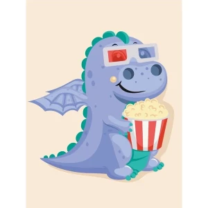 Pictură pe numere 30*40 сm (fără cutie) – film pentru dragon Thumbnail 3