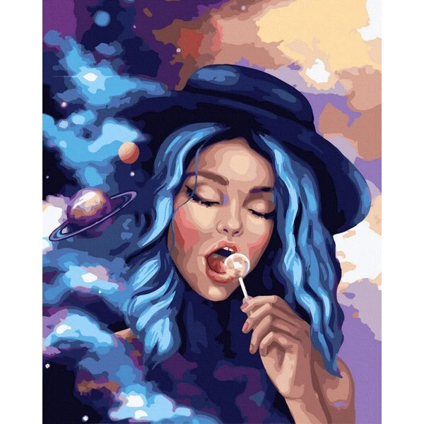Pictură pe numere 40*50 сm (fără cutie) premium – gustul universului 3
