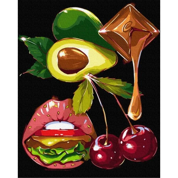 Pictură pe numere 40*50 сm (fără cutie) premium  – aspect gourmet 3