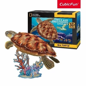 3D puzzle "Broască țestoasă", 31 elemente