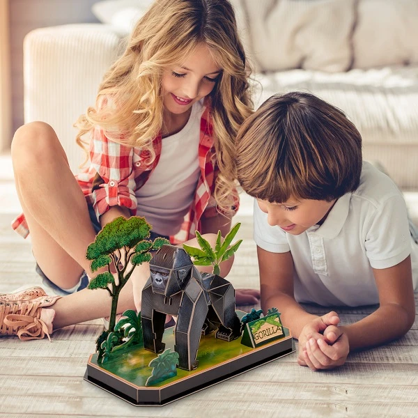 3d puzzle "gorilă", 34 elemente 6