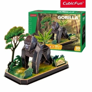 3D puzzle "Gorilă", 34 elemente