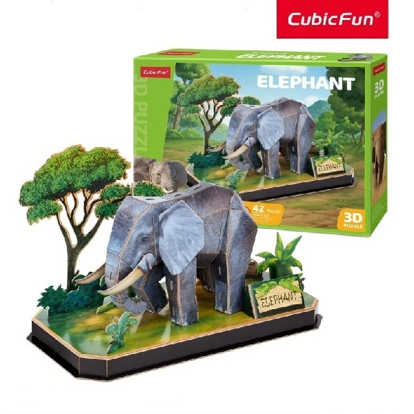 3d puzzle "elefenat", 42 elemente 2