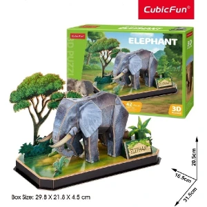 3d puzzle "elefenat", 42 elemente Thumbnail 4
