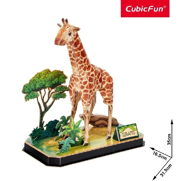 3d puzzle "girafa", 43 elemente 5