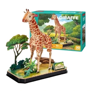 3d puzzle "girafa", 43 elemente