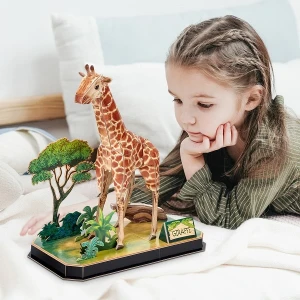 3d puzzle "girafa", 43 elemente Thumbnail 6