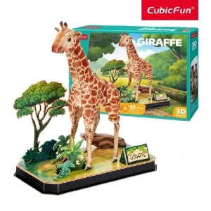 3d puzzle "girafa", 43 elemente Thumbnail 2