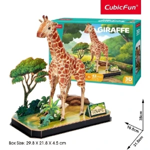 3d puzzle "girafa", 43 elemente Thumbnail 4