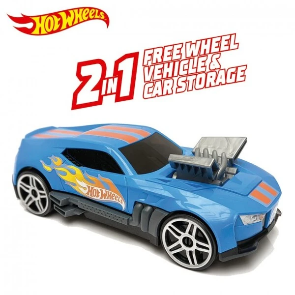 Hot wheels гоночный автомобиль-гараж 2 в 1 4
