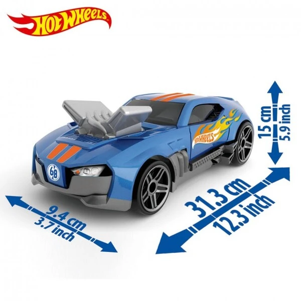 Hot wheels гоночный автомобиль-гараж 2 в 1 3