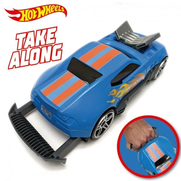 Hot wheels гоночный автомобиль-гараж 2 в 1 6