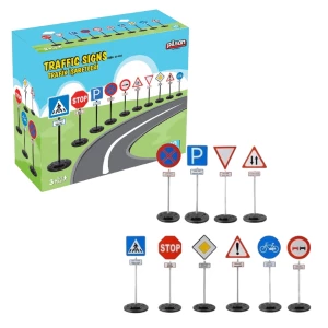 Set de joc &quot;Indicatoare rutiere&quot; pe stand