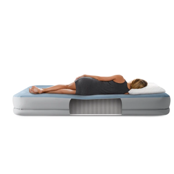 Intex надувной матрас “velur mid-rise comfort” 99х191х36 см со встр. насосом usb 5v, до 136 кг 7