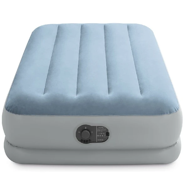 Intex надувной матрас “velur mid-rise comfort” 99х191х36 см со встр. насосом usb 5v, до 136 кг 3