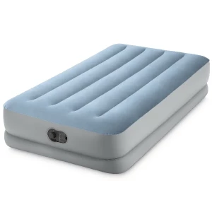 INTEX Надувной матрас “Velur MID-Rise Comfort” 99х191х36 см со встр. насосом USB 5V, до 136 кг