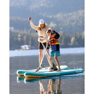 INTEX Placă pentru SUP surfing - SUP board &quot;Aqua Quest 240&quot; 244x76x13 cm, pompă, vâslă, geantă, 8+, până la 90 kg