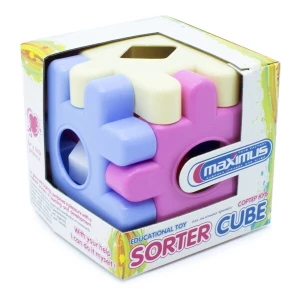 Jucărie-sorter &quot;Cub roz&quot;  12 elem.