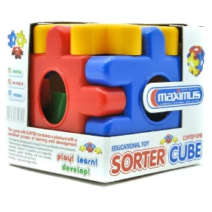 Jucărie-sorter &quot;Cubul logic 3D&quot;  12 elem.
