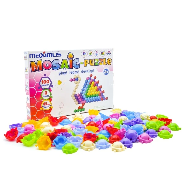 Игровой набор "мозаика-пазл" 100 эл. 3