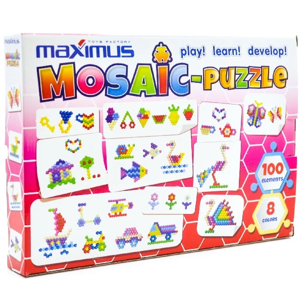 Игровой набор "мозаика-пазл" 100 эл. 4