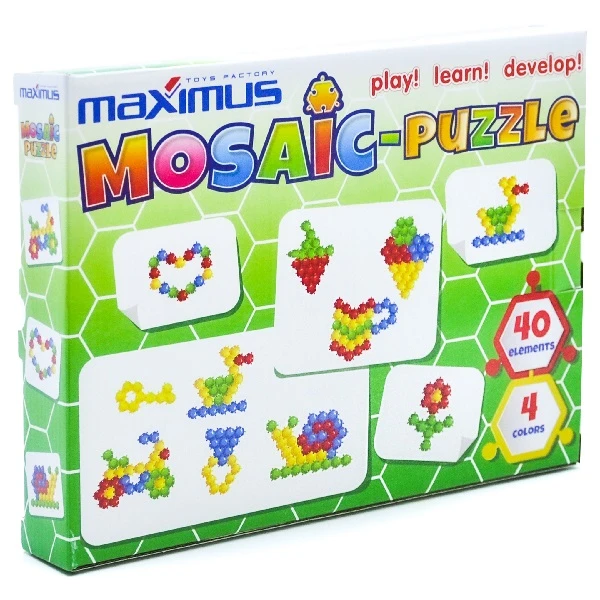 Игровой набор "мозаика-пазл" 40 эл. 4