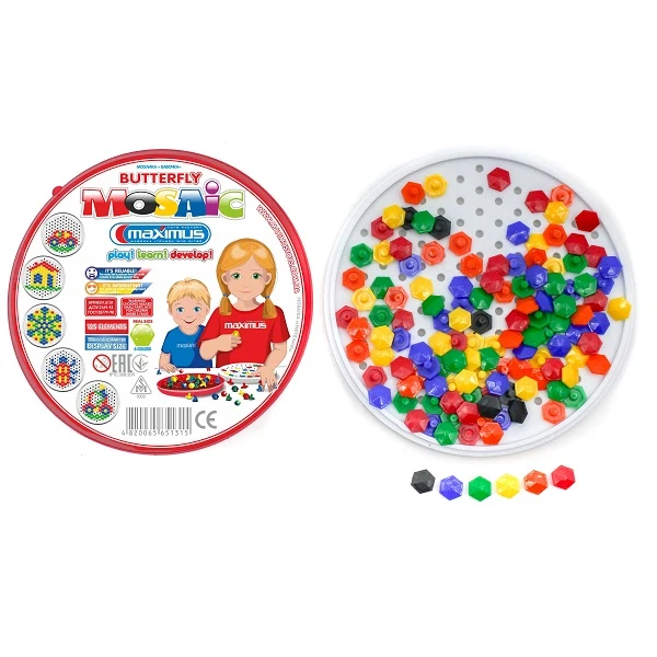 Игровой набор мозаика "бабочка" 54 эл. 3