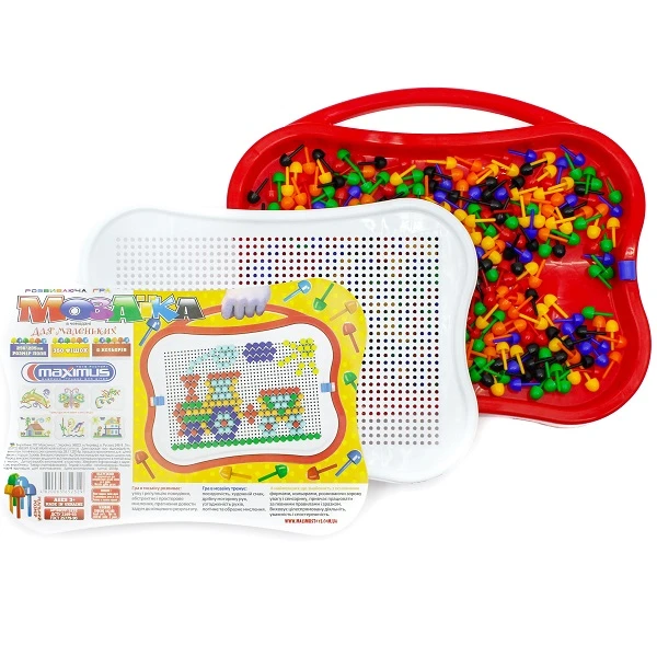 Игровой набор в чемоданчике "мозаика для маленьких" 350 эл. 3