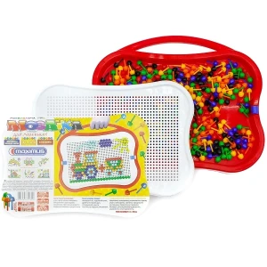 Игровой набор в чемоданчике "мозаика для маленьких" 350 эл. Thumbnail 3