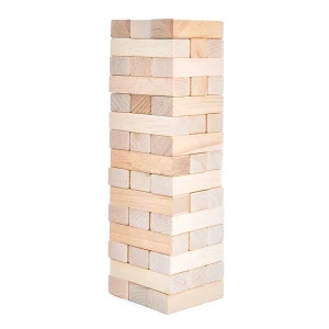 Joc de masă "jin go"  jenga din 54 blocuri de lemn Thumbnail 3