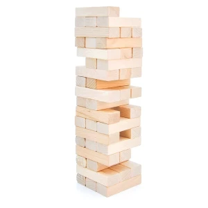 Joc de masă "jin go"  jenga din 54 blocuri de lemn Thumbnail 4