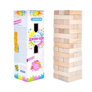 Joc de masă "jin go"  jenga din 45 blocuri de lemn