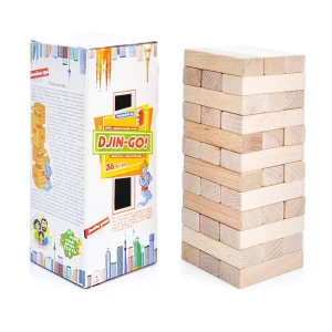 Joc de masă "jin go"  jenga din 36 blocuri de lemn