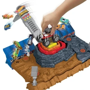 Игровой набор hot wheels monster trucks arena smashers "bone shaker" Thumbnail 5