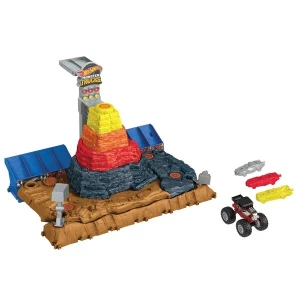 Игровой набор hot wheels monster trucks arena smashers "bone shaker" Thumbnail 7