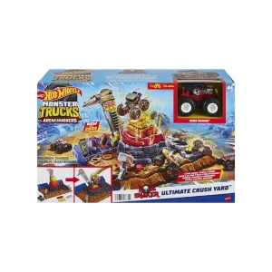 Игровой набор hot wheels monster trucks arena smashers "bone shaker" Thumbnail 2