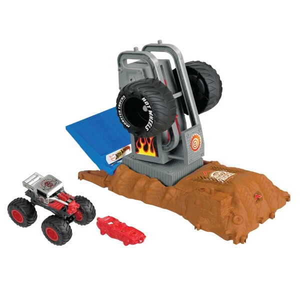 Игровой набор hot wheels monster trucks arena smashers "вызов", в асс. 7