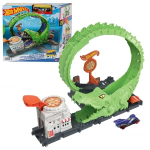 Hot wheels игровой набор "петля аллигатора"