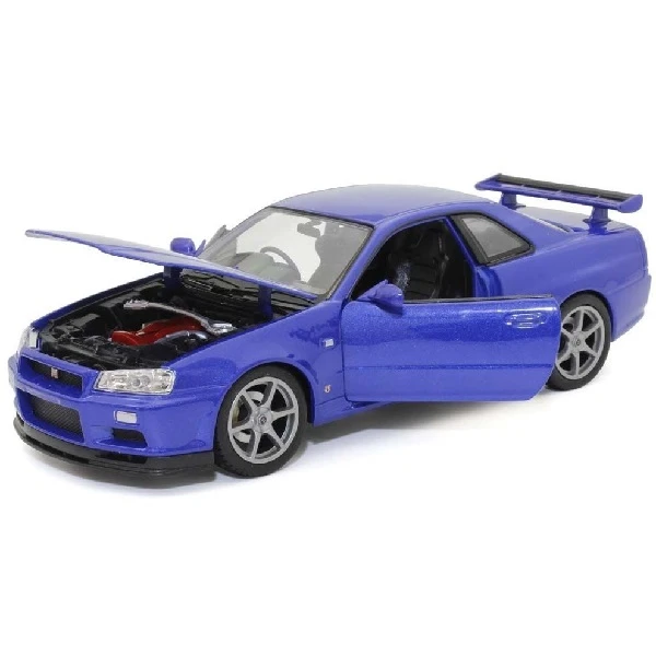 Коллекционный автомобиль die cast nissan skyline gt-r 1:24 welly 3