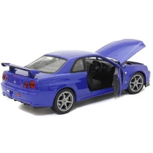 Коллекционный автомобиль die cast nissan skyline gt-r 1:24 welly Thumbnail 11
