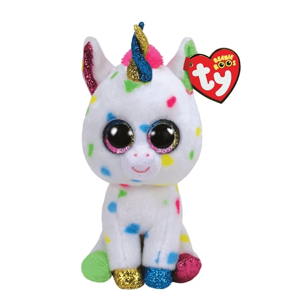 Разноцветный единорог harmonie (beanie boos) 2