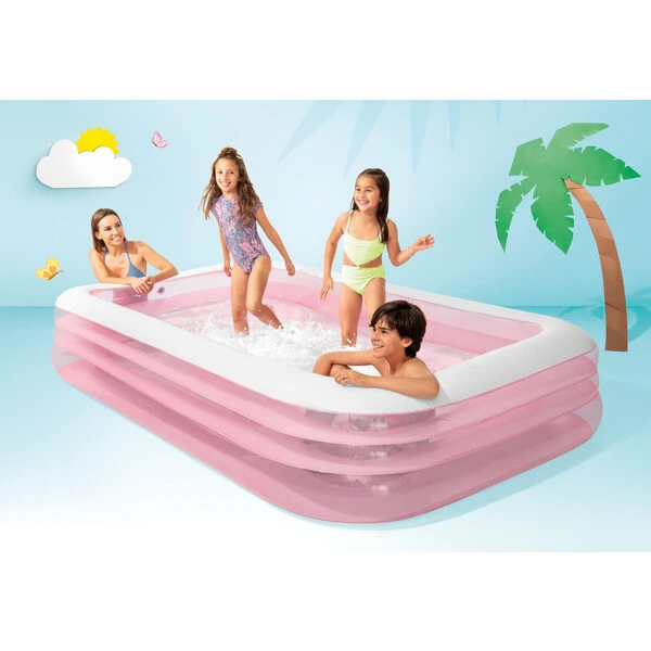 Intex семейный надувной бассейн 305x183x56 см, 1050 л, 6+ 2