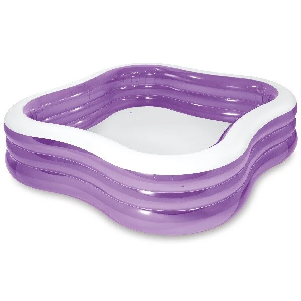 Intex piscină gonflabilă pentru familie "val de plajă" 229x229x56 cm, 1250 l, 6+ 9