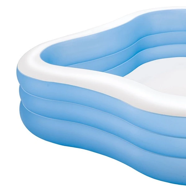 Intex piscină gonflabilă pentru familie "val de plajă" 229x229x56 cm, 1250 l, 6+ 3